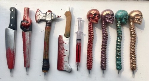 Halloween weapon pen - pen, syringe