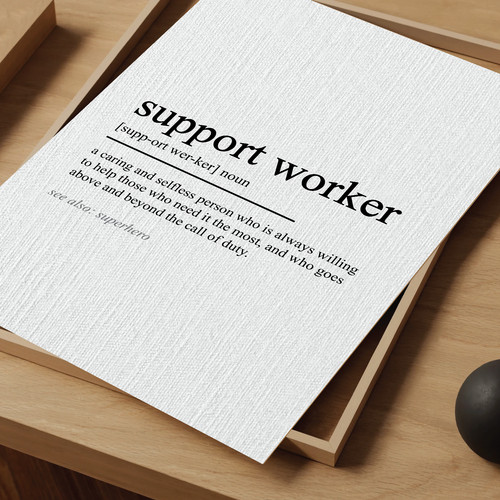 Support worker definition - support,