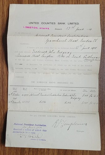 1910 united counties - counties, bank