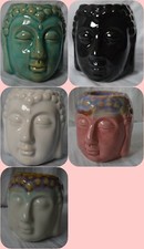 Small Ceramic Thai Buddha Oil Burner wax melt warmer buddah head aromatherapy