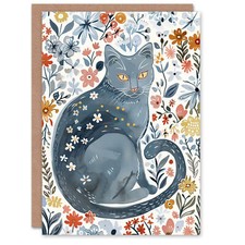 Greeting card cat - greeting,