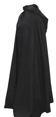 Dark navy wool feel - dark, cloak