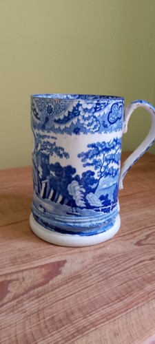 Spode blue white castle - spode,