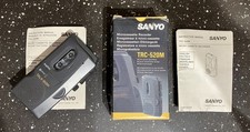 SANYO Microcassette Recorder TRC-520M. Box + instructions + Tape