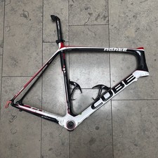 Cube Agree Road Bike Frame Carbon Fiber 58cm 700c Black Red White