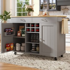 Kitchen Island on Wheels