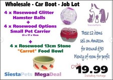 Rosewood Wholesale Job Lot Rosewood Pet Accessories Hamster Ball Carrier Rabbit