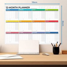 A0 XL Undated Wall Planner