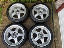 Lenso RS5 Alloy Wheels & Tyres 7x16 ET38 5x114