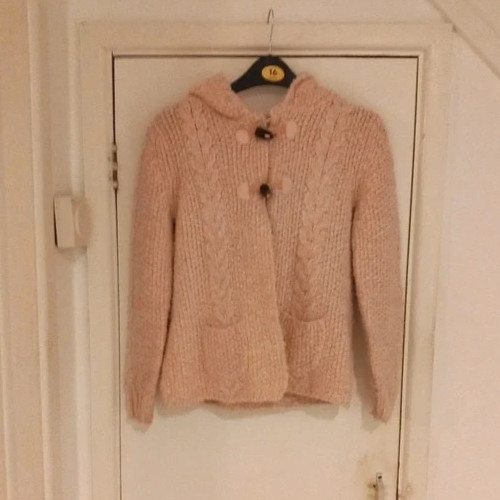 Pink winter thick hoodie - winter,