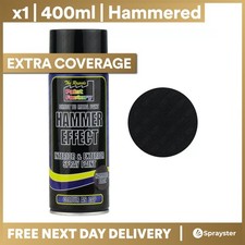 1 x Black Hammer Effect Spray
