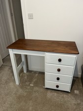 Modern Pine Wooden Desk with Four  Drawers
