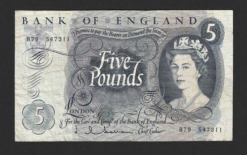 Boe old banknote - -,