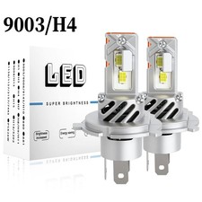 For VW Lupo 6X1 6E1 - 2X White Xenon HID High/Low Beam LED Headlight Bulb Set
