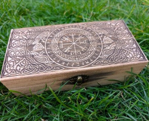 Handmade engraved wooden