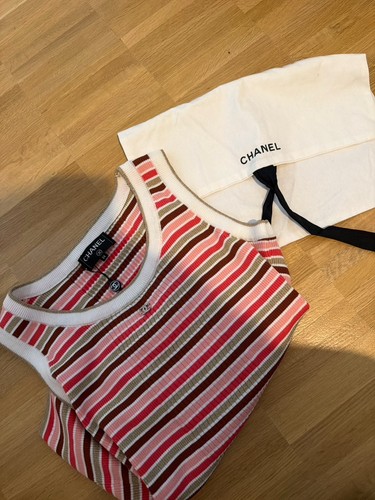 Striped chanel top womens - top,