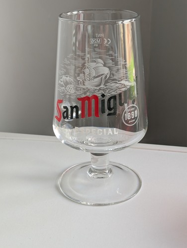 Single san miguel pint glass - san,