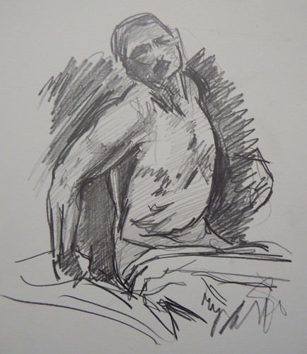 Pencil life drawing after - , john