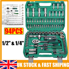 94pc Socket Set 1/2" 1/4"