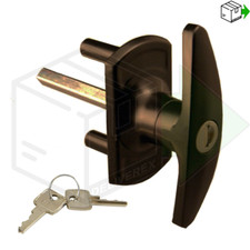 NEW CARDALE WESSEX WICKES APEX T-Handle Garage Door Lock 75mm SQUARE SHAFT