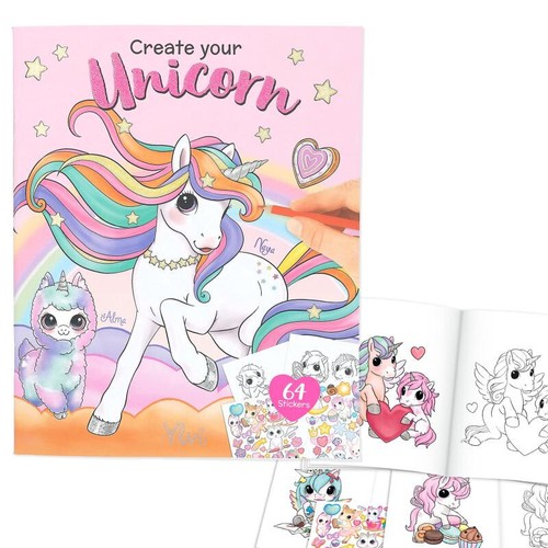 Create your unicorn colouring - unicorn,