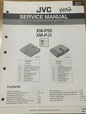 JVC XM-P55 XM-PJ1 PORTABLE