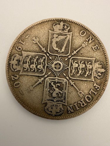 1920 george silver florin 2 - george, v