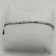 Men's Bracelet Gold 18k White