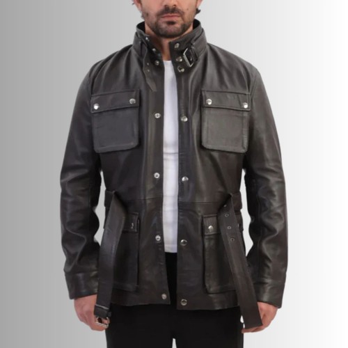 Men custom leather field - custom,