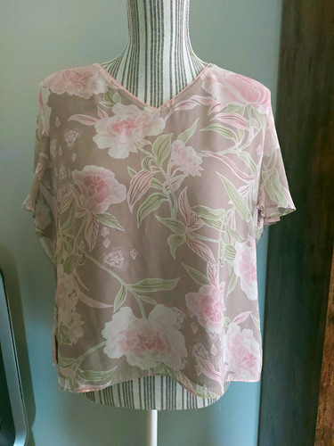 Jacques vert pink floral - vert,