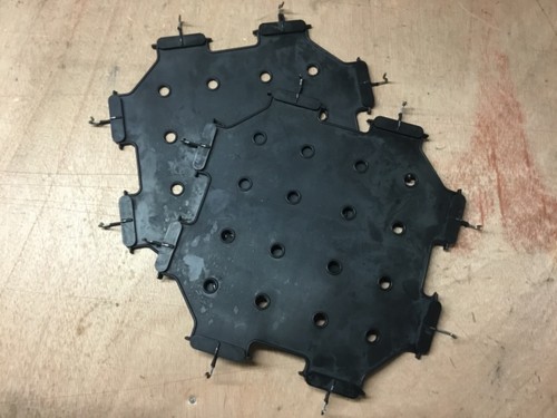 Pair jaguar type - e-type, rubber