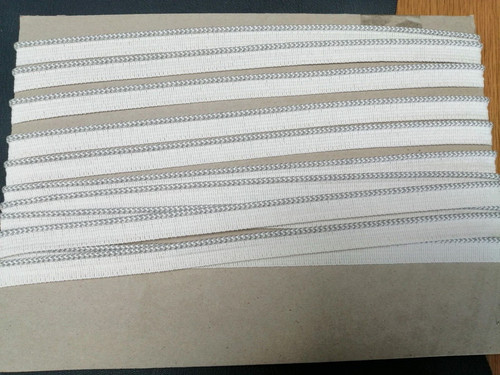 Grey and white - and, flanged