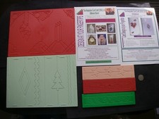 5 CHRISTMAS Embossing Boards