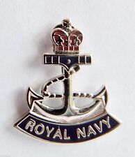 royal navy lapel badge His Majesty's Naval Service anchor