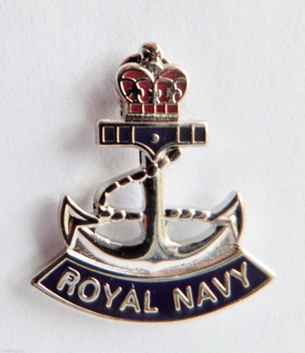 Royal navy lapel badge his - royal,