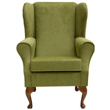 High wing back fireside chair - high,