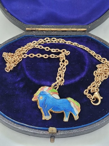 French cloisonne enamel blue - cloisonne,