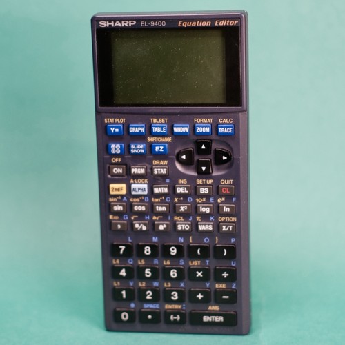 Sharp 9400 graphing - sharp, el-9400