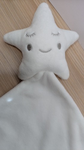 Matalan white star comforter - white,