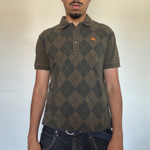 Burberry vintage argyle polo - burberry,
