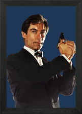 james bond 007 Framed Wall Art