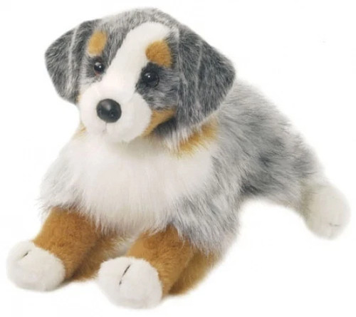 Australian shepherd dog plush - australian,