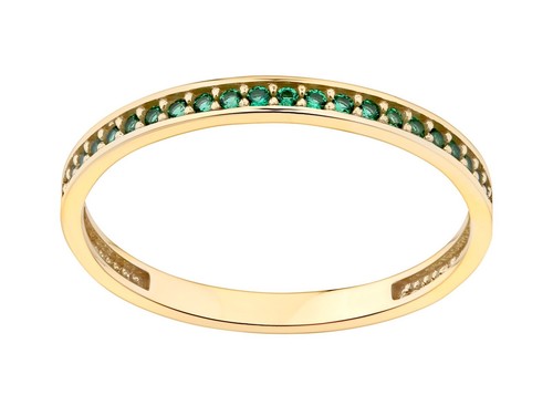 9ct yellow gold - 9ct, simulated