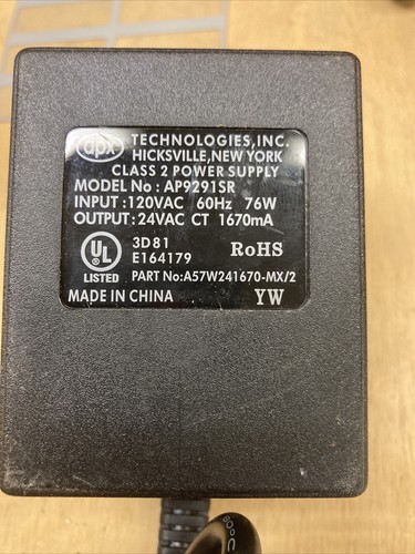 Ap9291r apx transformer - ap9291r, used