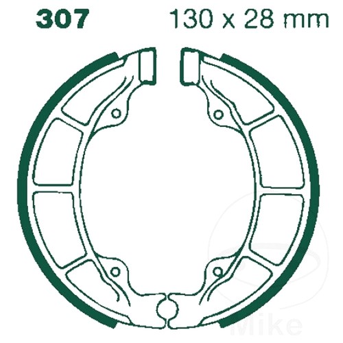 Ebc brake shoes rear - shoes, inc
