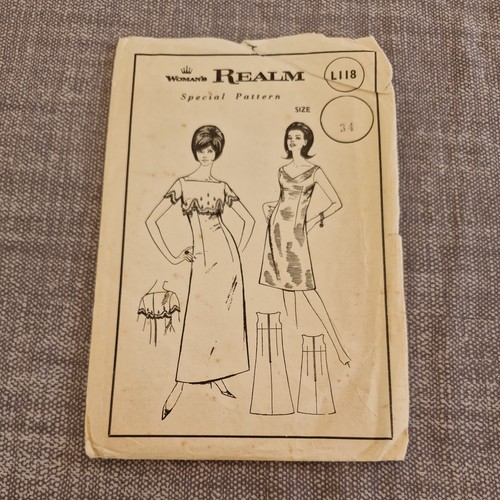 Vintage fitted dress - dress, sewing