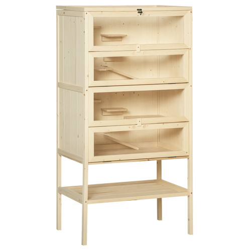Pawhut hamster cage wooden - cage,