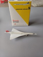 Schabak Diecast Model Airliner 1:600 Concorde British Airways Singapore 920/51