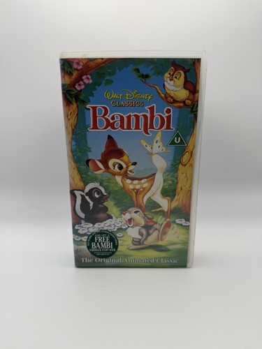 Walt disney classics bambi vhs - walt,