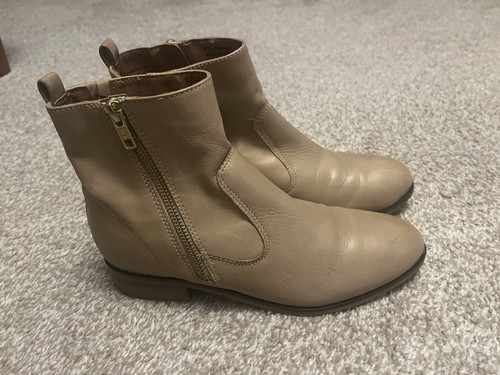 Cream leather chelsea - chelsea, boots